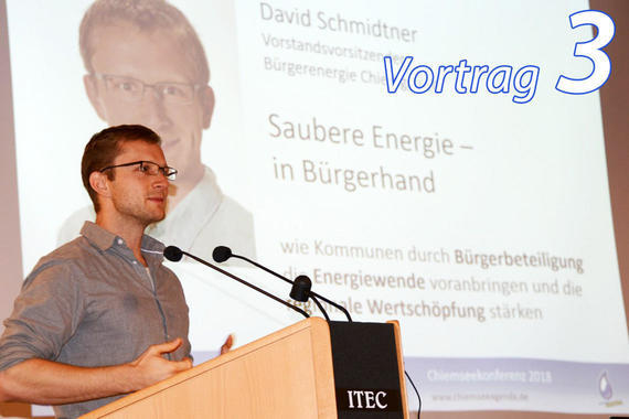 David Schmidtner, Vorstandsvorsitzenden der Bürgerenergie Chiemgau  Foto: R. Ammelburger
