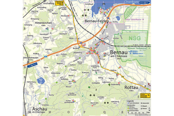 Bernauer Gebietskarte  Grafik: Claus Linke