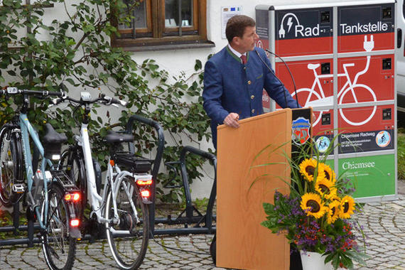 1. Bürgermeister der Gemeinde Seebruck Bernd Ruth  Foto: Claus Linke