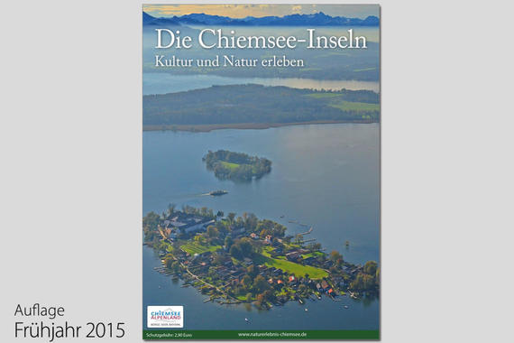 Titelseite "Die Chiemsee-Inseln  –  Mit dem Inselführer Kultur und Natur erleben"