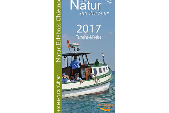 Faltblatt "Der Natur auf der Spur" Termine & Preise 2017 - Titelseite 