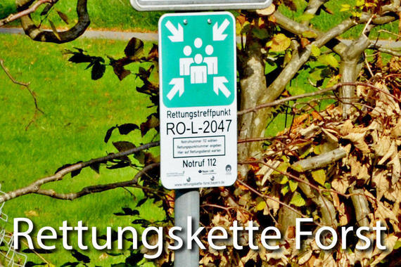 Rettungstreffpunkt Forst im Gemeindegebiet Breitbrunn am Chiemsee