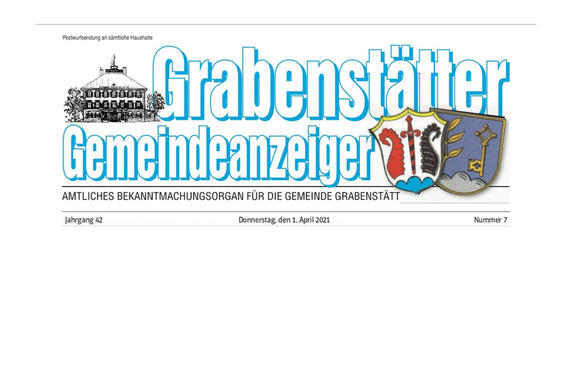 Grabenstätter Gemeindeblatt - Kopfstreifen