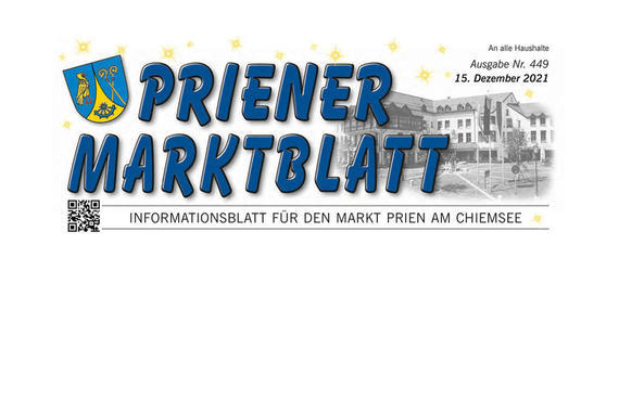 Grafik: Priener Marktblatt, Titelstreifen