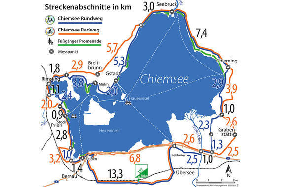 Karte: Claus Linke, Chiemseeagenda