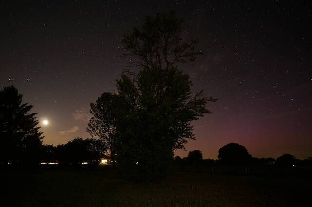 Kurz nach den Polarlichtern an der Prienmündung  Foto: Johannes Almer