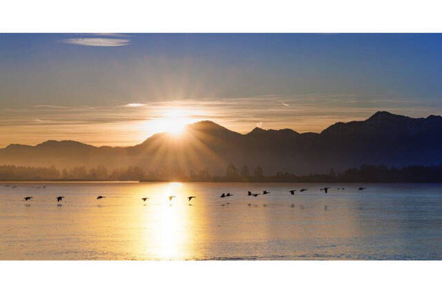 Erster Sonnenaufgang im Jahr 2025  Foto: Andreas Hartl