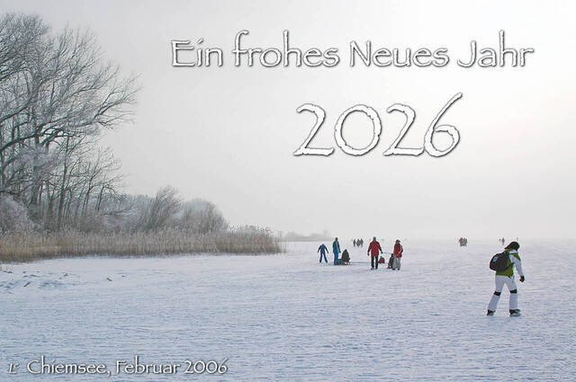 Neujahrskarte  Grafik: Claus Linke