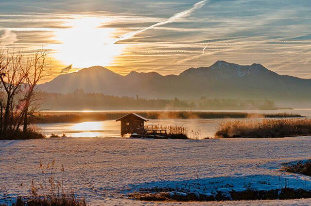 Sonnenaufgang am Neujahrstag  Foto: Andreas Hartl