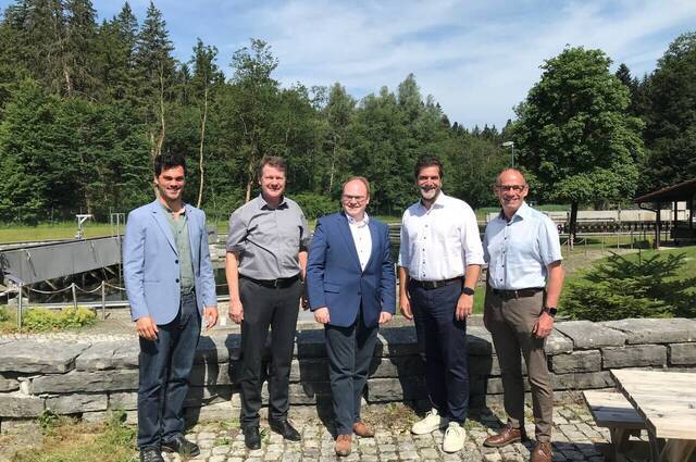 von links nach rechts: Quirin Schwaiger, Andreas Fenzl, Andreas Friedrich, Christian Moser und Stefan Reichelt 