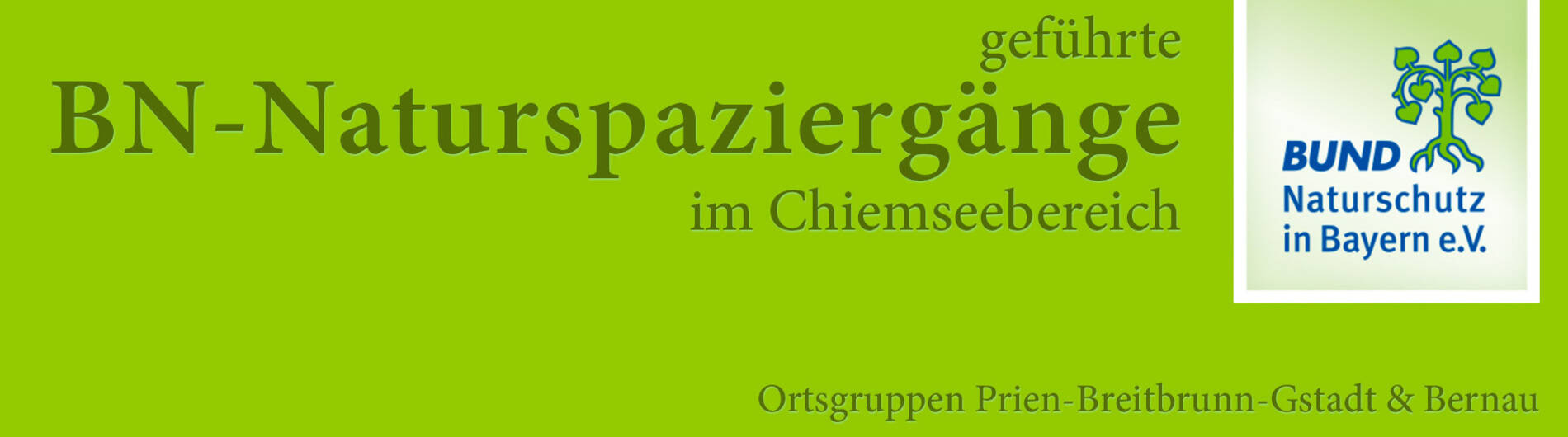 BUND Naturspaziergänge