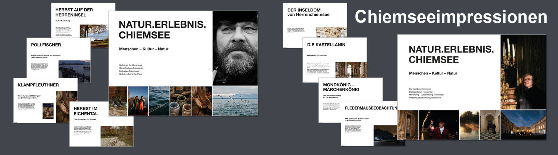 Chiemseeimpressionen  Grafik: Claus Linke, Chiemseeagenda