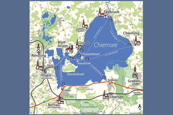 Gebietskarte zum Inselheft  Karte: Claus Linke