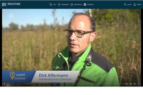 Screenshot  BR Fernsehen - Heimat der Rekorde  >  Dirk Alfermann 