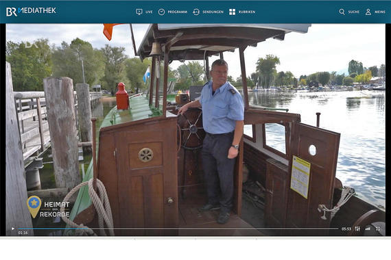Screenshot  BR Fernsehen - Heimat der Rekorde  > Bootsführer