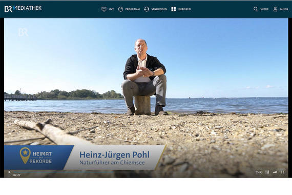 Screenshot  BR Fernsehen - Heimat der Rekorde  > Jürgen Pohl