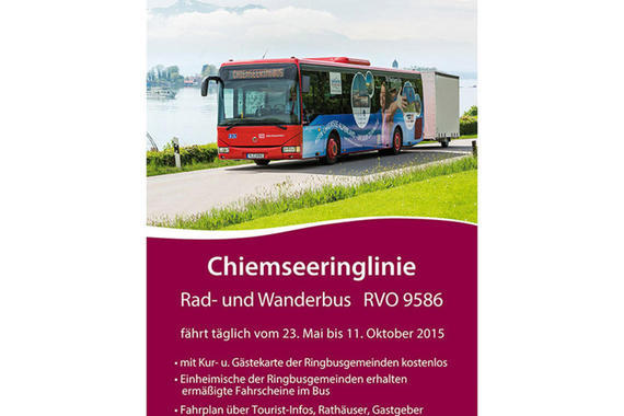 Plakat - Chiemseeringlinie 2015   Entwurf: Claus Linke, chiemseeagenda