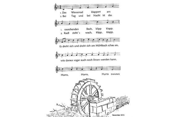 Lied 'Das Wasserrad am Mühlbach'  Waldorfkindergarten