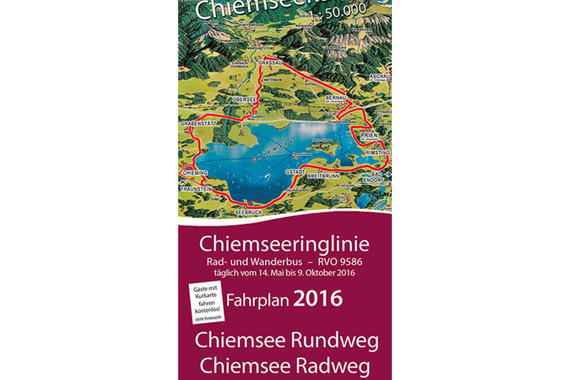 Chiemseeringlinie Faltblatt 2016 - Titelseite