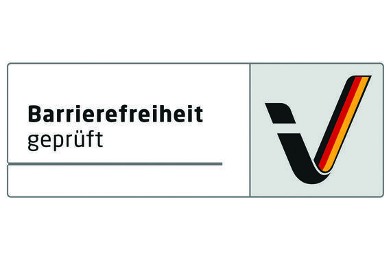 Logo Barrierefreiheit geprüft